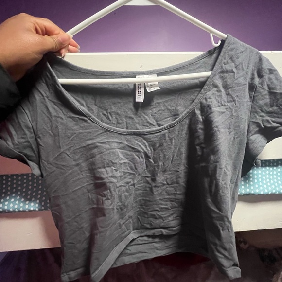 Gray Women's Top - Picture 1 of 16